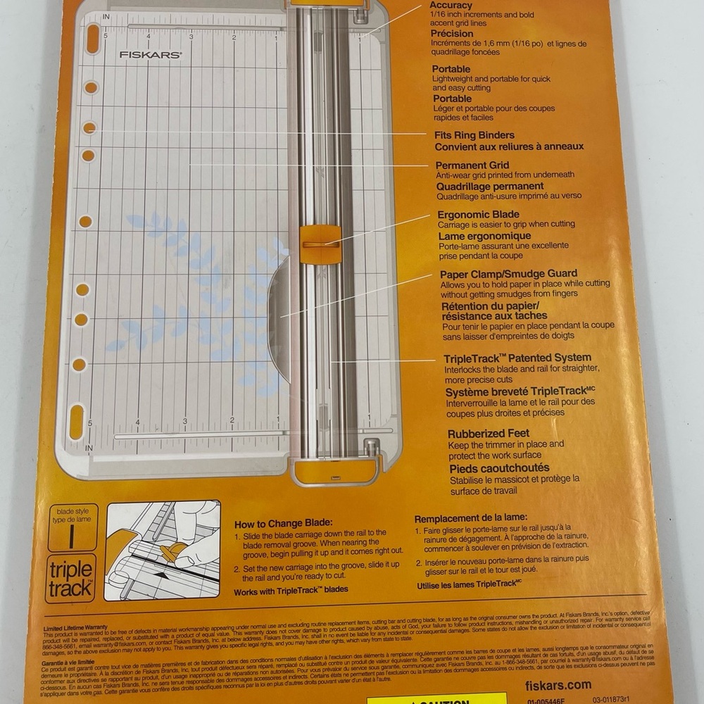 Fiskars “SureCut Card Making”‎ Paper Trimmer 9" 5446 01-005446F New NIP - Picture 4 of 6